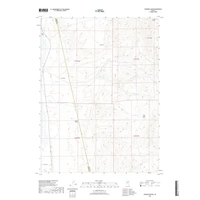 2018 Map of Papoose Canyon, 2018 Print