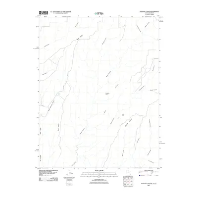 2011 Map of Papoose Canyon, 2011 Print