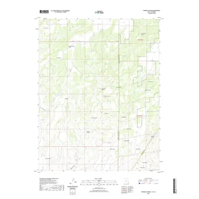 2020 Map of Papoose Canyon, 2020 Print