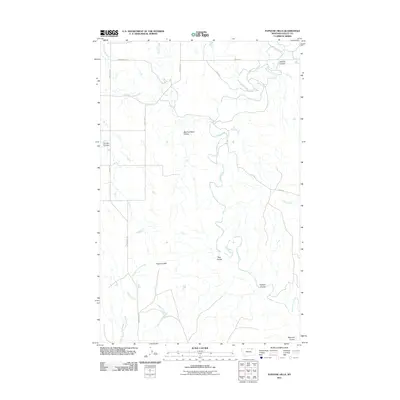 2011 Map of Papoose Hills, 2011 Print