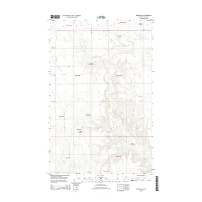 2014 Map of Papoose Hills, 2014 Print