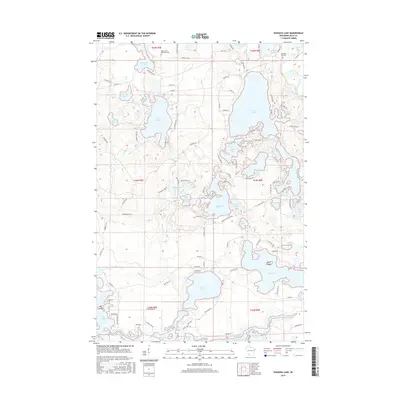 2015 Map of Papoose Lake, 2015 Print