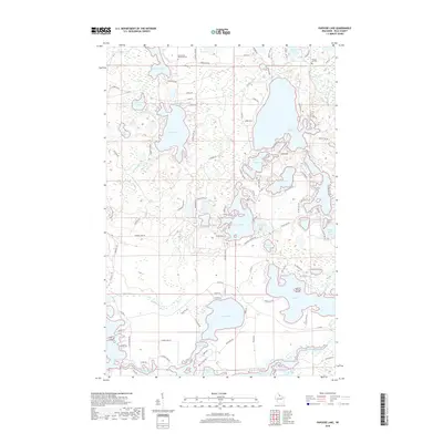 2018 Map of Papoose Lake, 2018 Print