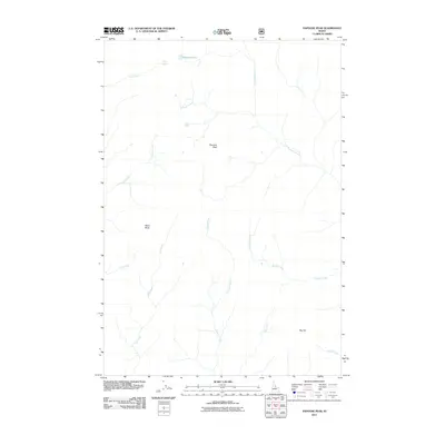 2011 Map of Papoose Peak, 2011 Print