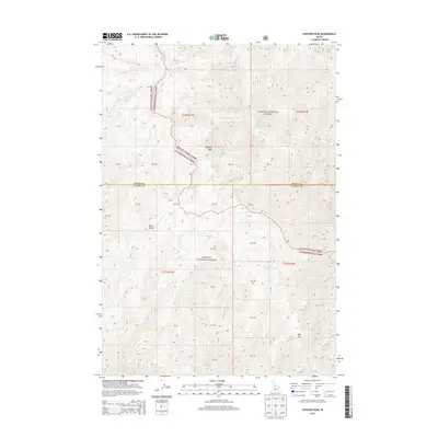 2013 Map of Papoose Peak, 2013 Print