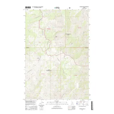 2017 Map of Papoose Peak, 2017 Print