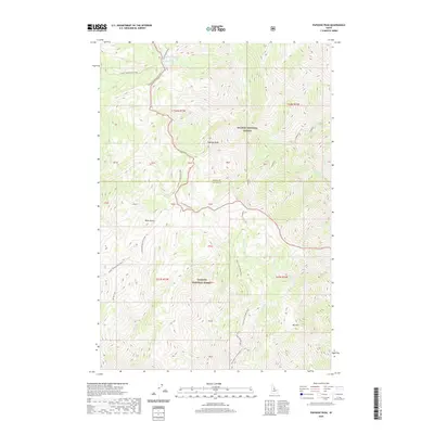 2020 Map of Papoose Peak, 2020 Print