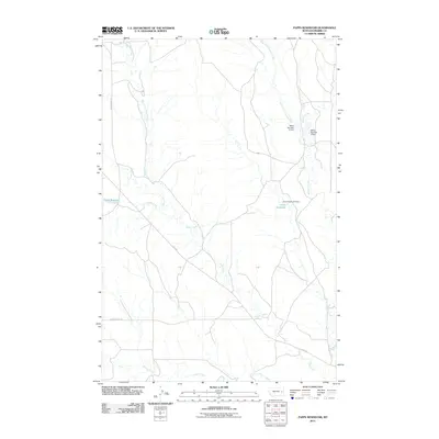 2011 Map of Papps Reservoir, 2011 Print
