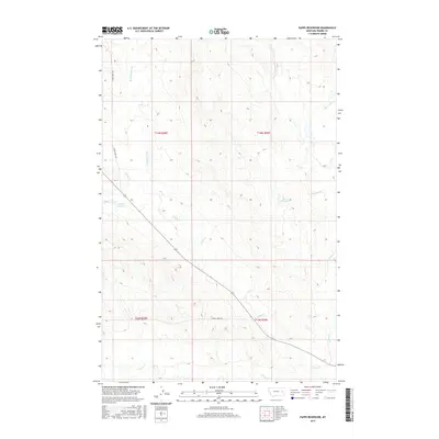 2017 Map of Papps Reservoir, 2017 Print