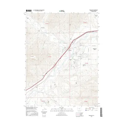 2016 Map of Parachute, 2016 Print