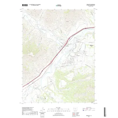 2019 Map of Parachute, 2019 Print
