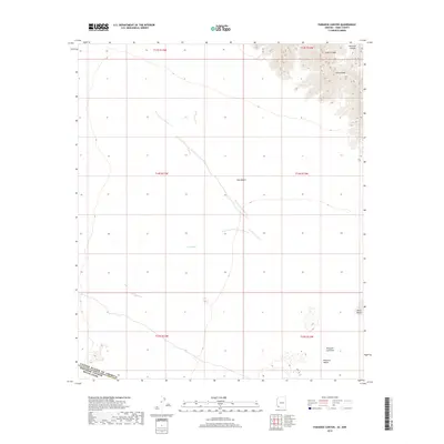 2018 Map of Paradise Canyon, 2018 Print