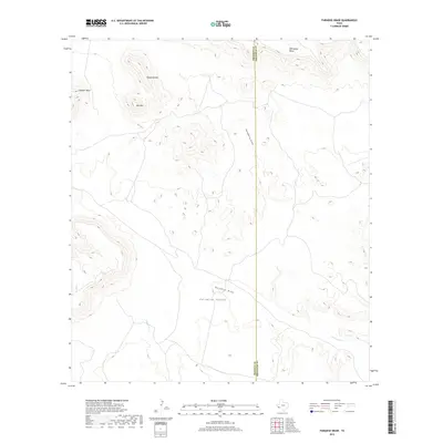 2019 Map of Paradise Draw, 2019 Print