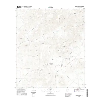 2016 Map of Paradise Mountain, 2016 Print