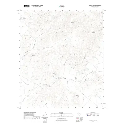 2019 Map of Paradise Mountain, 2019 Print