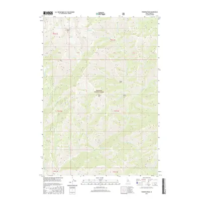 2017 Map of Paradise Peak, 2017 Print