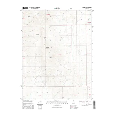 2014 Map of Paradise Peak, 2014 Print