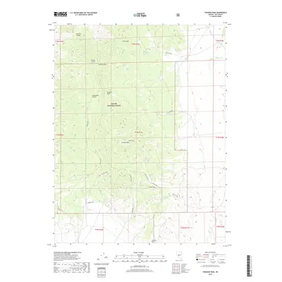 2018 Map of Paradise Peak, 2018 Print