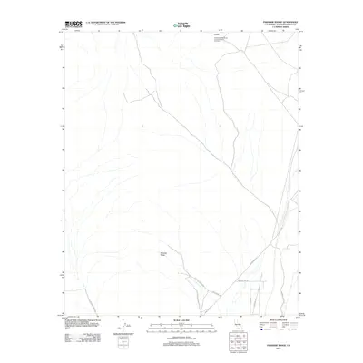 2012 Map of Paradise Range, 2012 Print