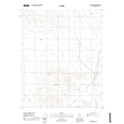 2018 Map of Paradise Range, 2018 Print