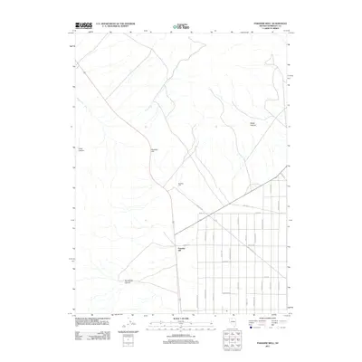 2011 Map of Paradise Well, 2011 Print