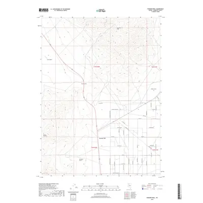 2018 Map of Paradise Well, 2018 Print