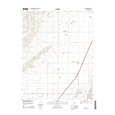 2014 Map of Paragonah, 2014 Print