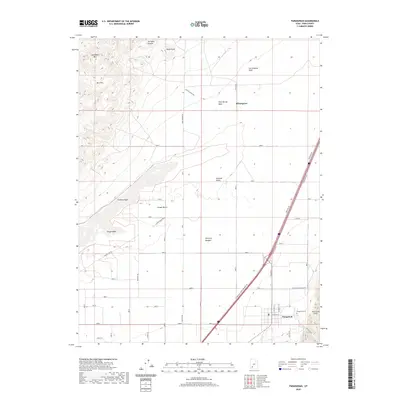 2020 Map of Paragonah, 2020 Print