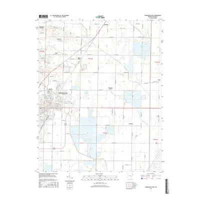 2017 Map of Paragould East, 2017 Print
