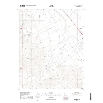2018 Map of Paraiso Springs, 2018 Print