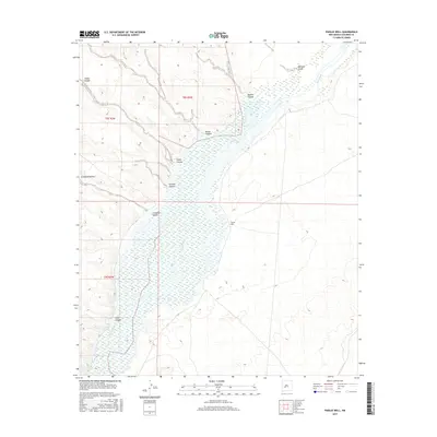 2017 Map of Paraje Well, 2017 Print