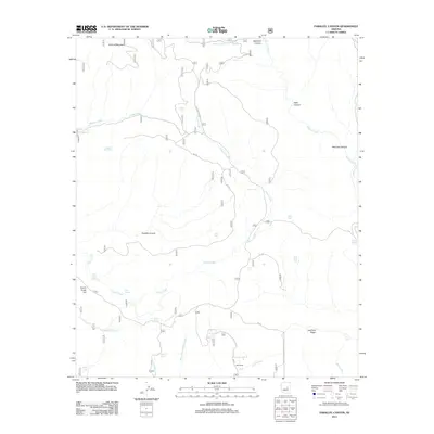 2011 Map of Parallel Canyon, 2011 Print