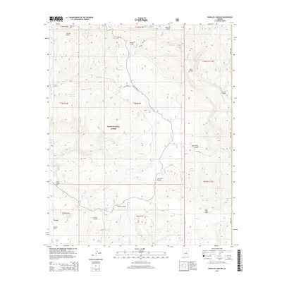 2014 Map of Parallel Canyon, 2014 Print