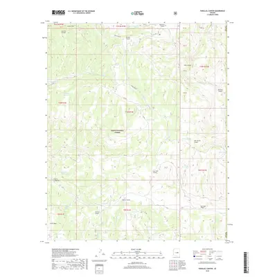 2018 Map of Parallel Canyon, 2018 Print