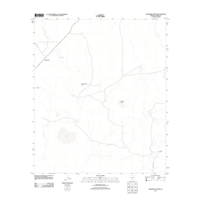 2011 Map of Paramore Crater, 2011 Print