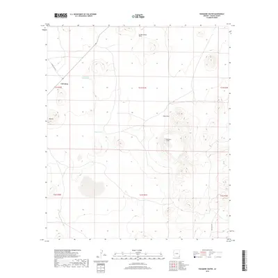2018 Map of Paramore Crater, 2018 Print