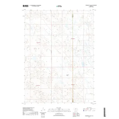 2017 Map of Paramount Valley, 2017 Print