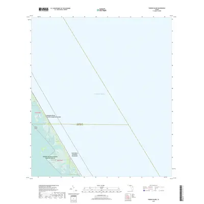 2018 Map of Pardon Island, 2018 Print