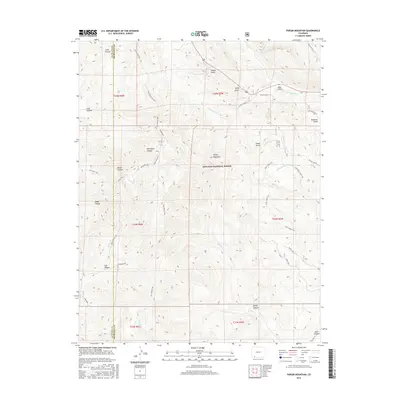 2016 Map of Pargin Mountain, 2016 Print