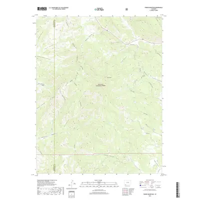 2019 Map of Pargin Mountain, 2019 Print
