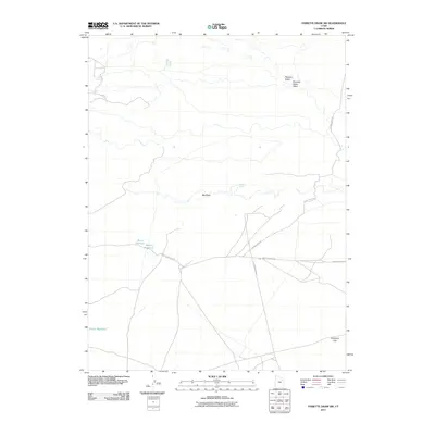 2011 Map of Pariette Draw SW, 2011 Print