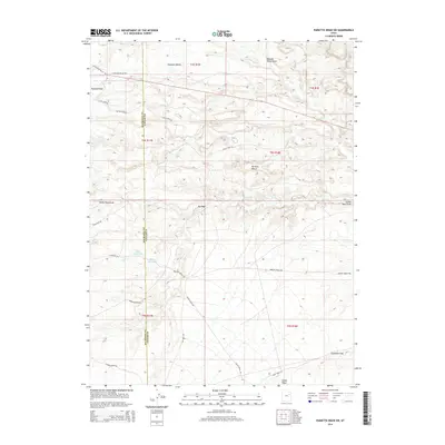 2014 Map of Pariette Draw SW, 2014 Print