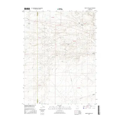 2017 Map of Pariette Draw SW, 2017 Print