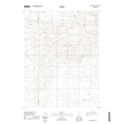 2020 Map of Pariette Draw SW, 2020 Print