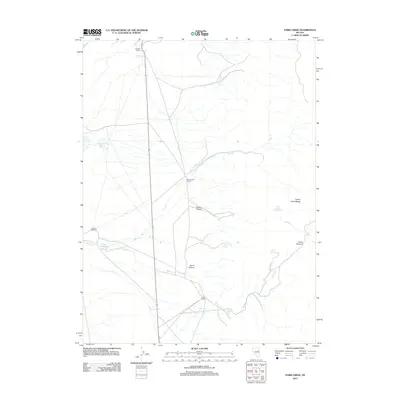2012 Map of Paris Creek, 2012 Print
