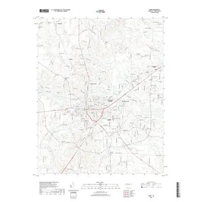 2019 Map of Paris, 2019 Print