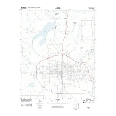 2010 Map of Paris, 2010 Print