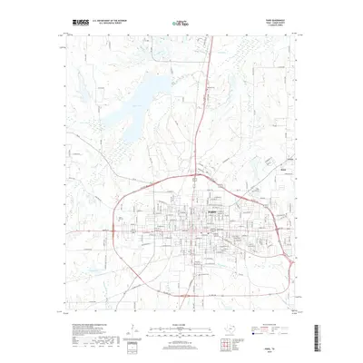 2019 Map of Paris, 2019 Print