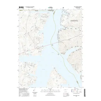2016 Map of Paris Landing, 2016 Print