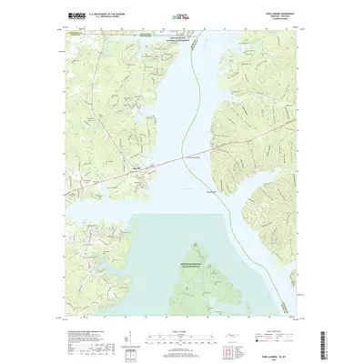 2019 Map of Paris Landing, 2019 Print